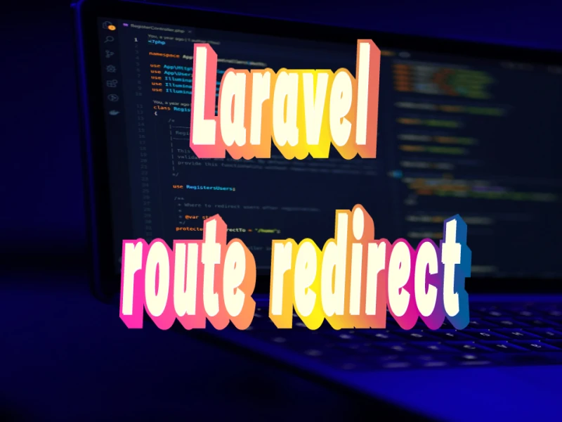 How to route redirect in Laravel?